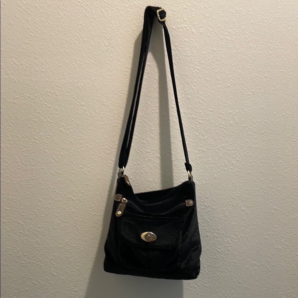 Elegant Black  Velvet Shoulder Bag